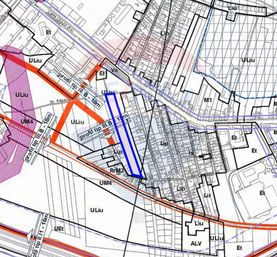 De vânzare Teren 8918 mp intravilan în Oradea -Str. Clujului