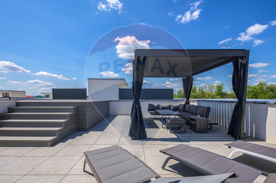 6-room smart villa with rooftop pool – for rent