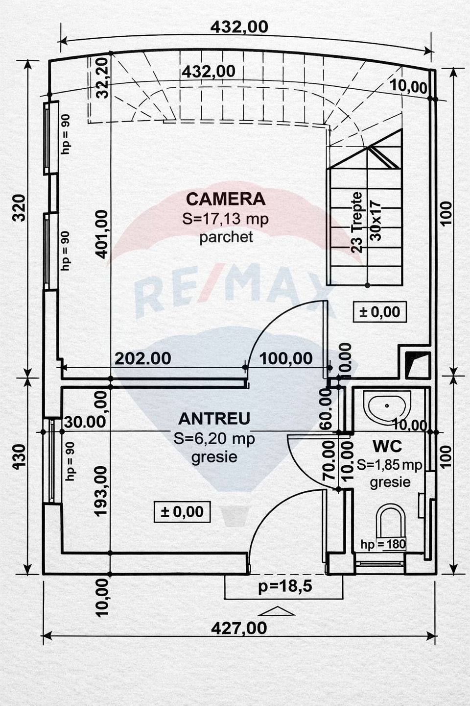 Spatiu de birouri de 80 mp de inchiriat pe str. Petofi Sandor