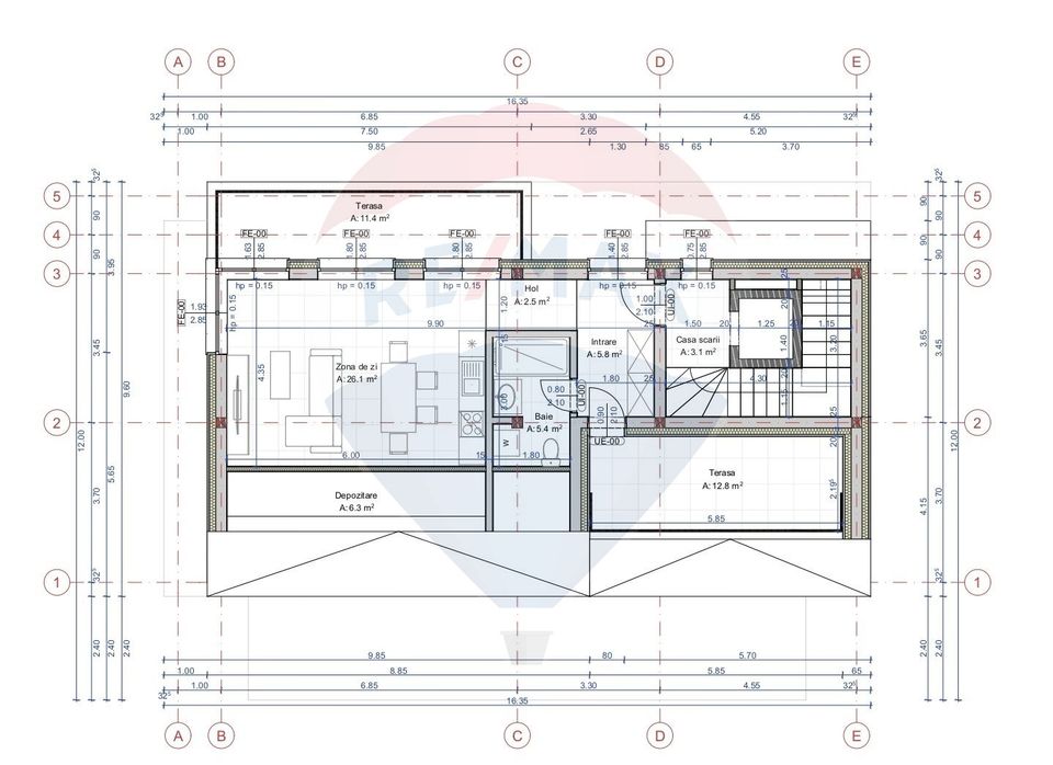 370sq.m Commercial Space for rent, Grigorescu area