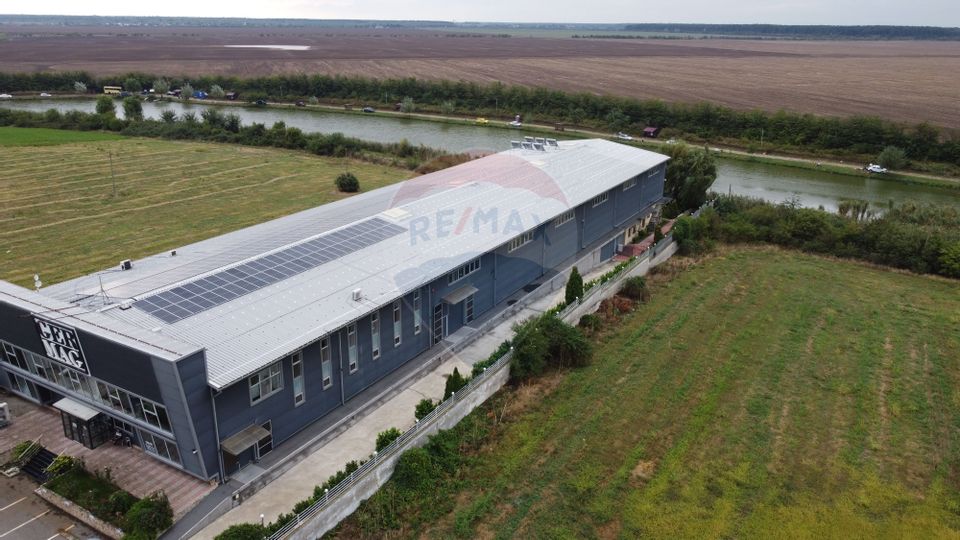 Spațiu industrial, hala, depozit logistic showroom si birouri premium