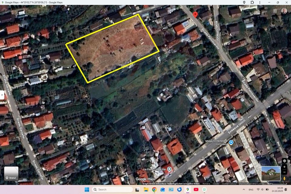 Teren Intravilan  6,122mp Corbeanca / Tamasi