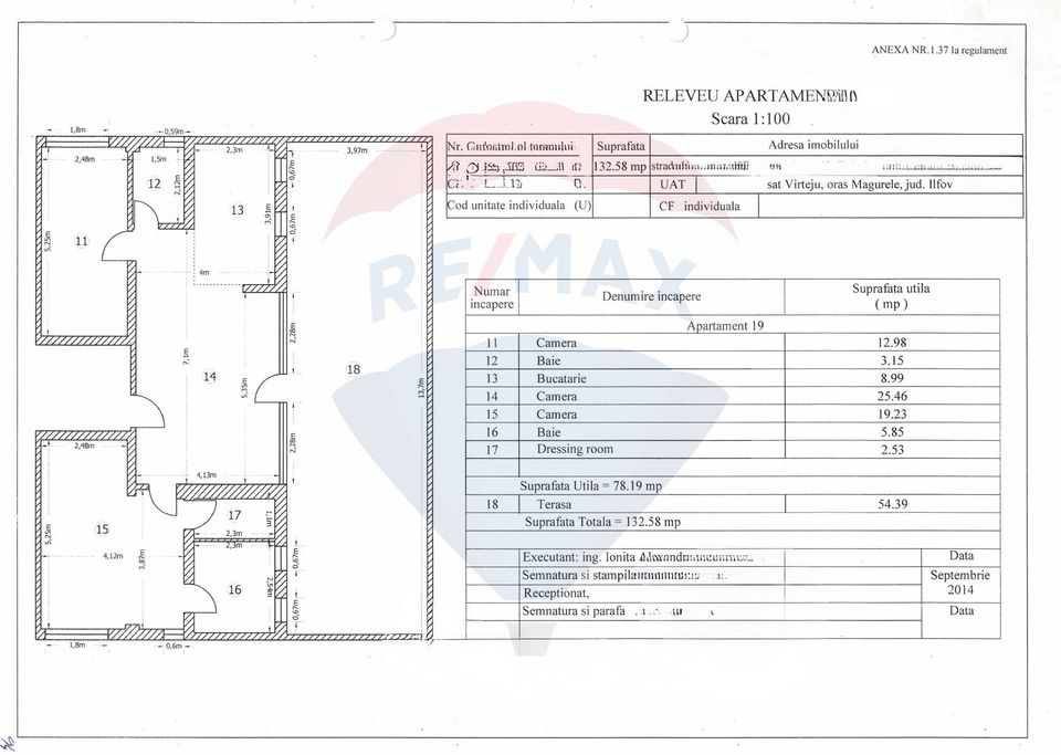 Apartament de 3 camere cu terasă generoasă în Complexul New Residence