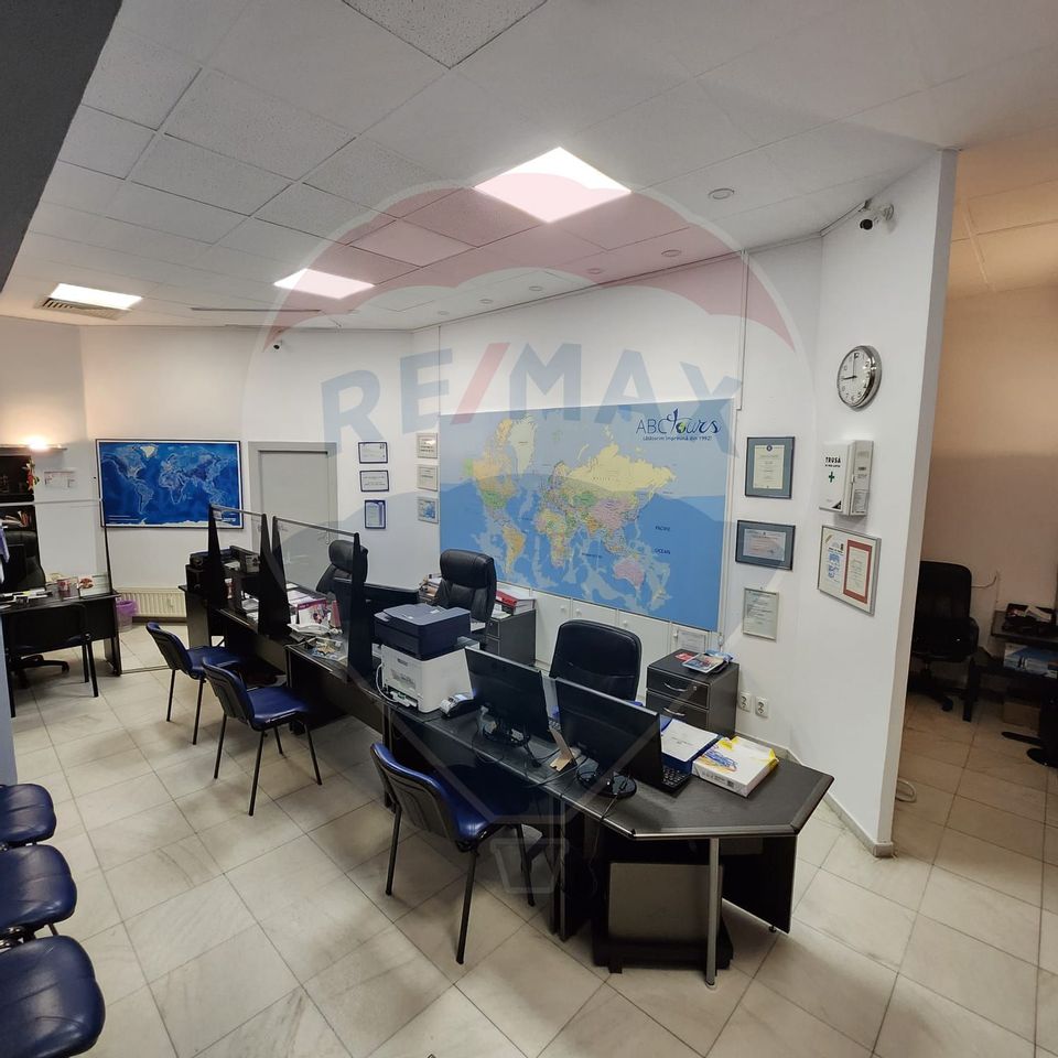 Spațiu comercial de inchiriat 133mp zona Rosetti/Romana