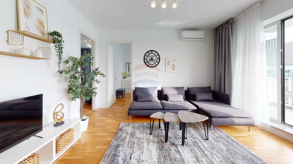 Bright 3-room apartment for rent LUXURIA Domenii Residence