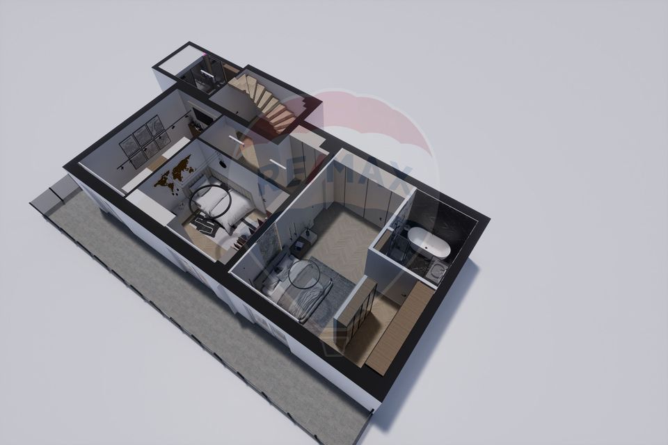 Apartament semifinisat, de Lux, zona semicentrală, 248mp SC, 154mp SU