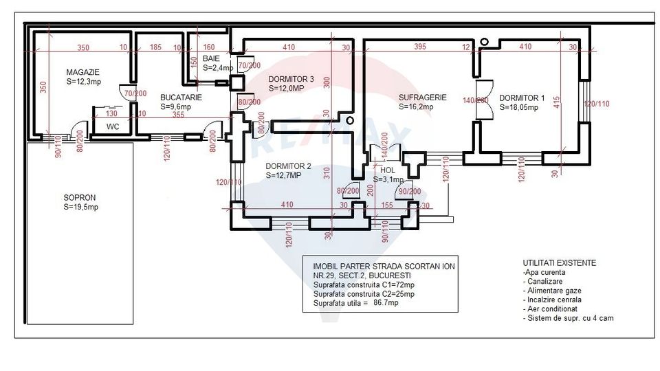 4 room House / Villa for sale, Andronache area