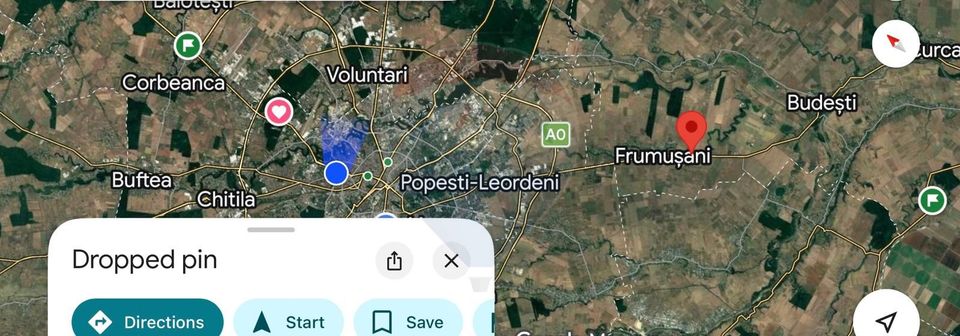 Vanzare teren Frumusani/Pasarea - Strada Albiei