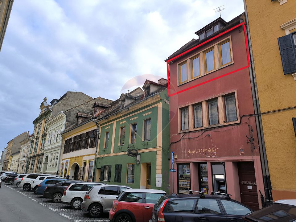 Apartament 2 camere – Centrul Istoric, str.Tribunei – Etaj 2 – 62.8 mp