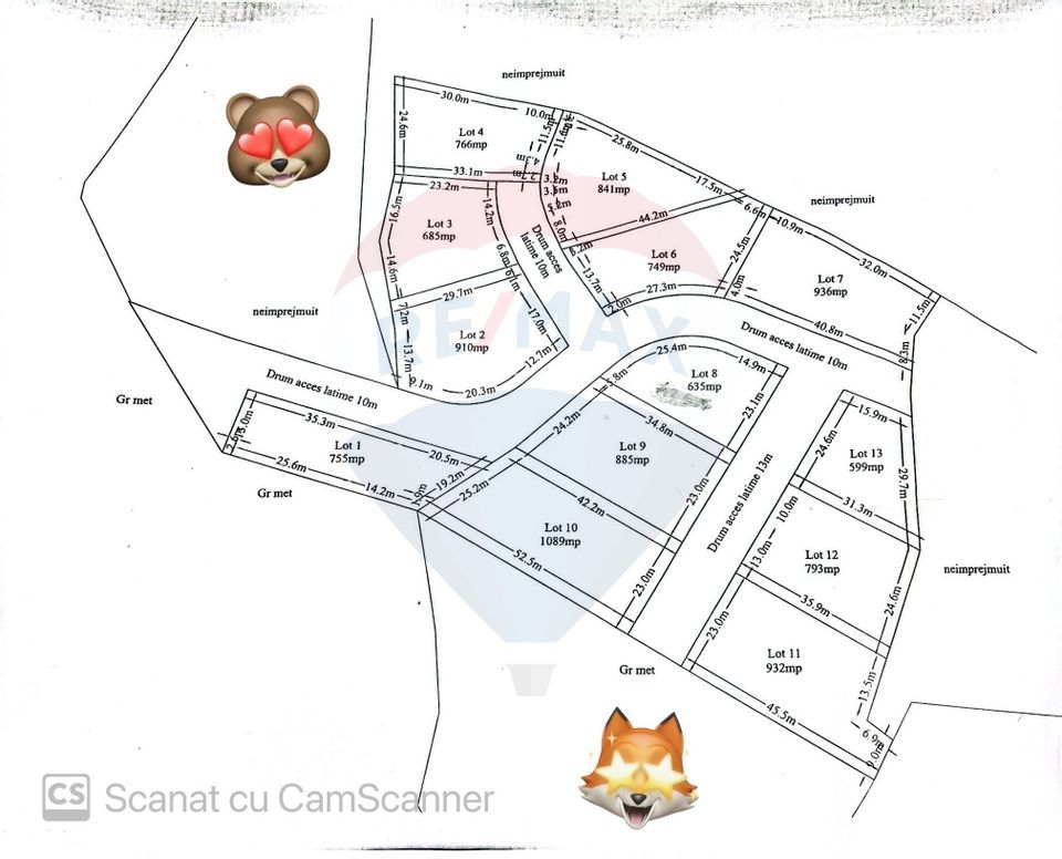 Land 755sqm Baia Mare / Strada Fragilor