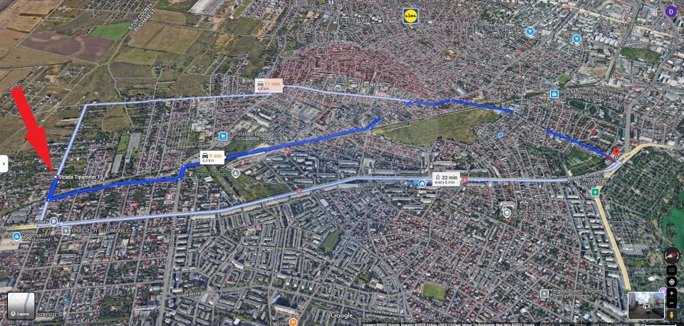 Land 2,444sqm Strada Tiparnitei