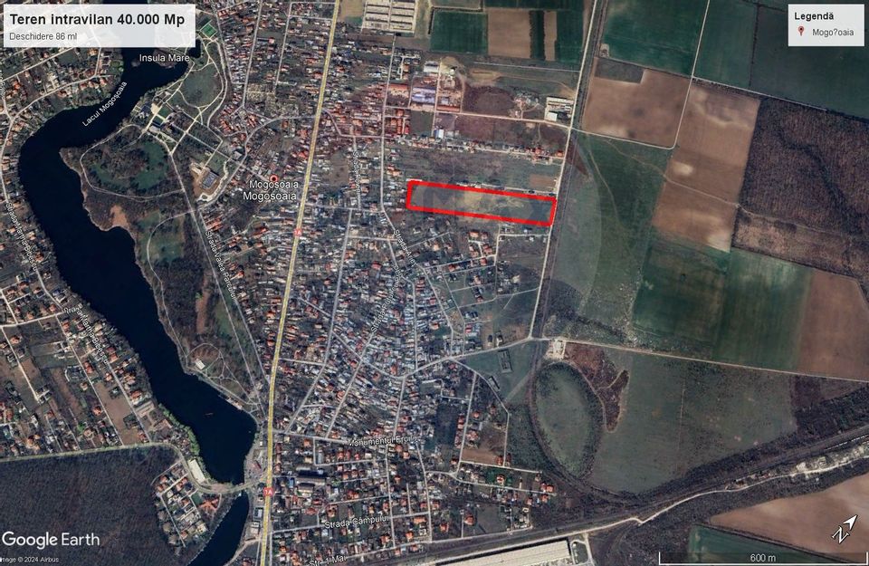 Land 40,000sqm Mogosoaia / Strada Teiului