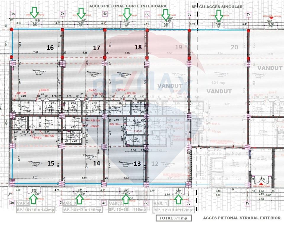 117sq.m Commercial Space for sale, Marasti area