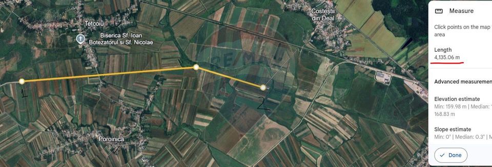 Vanzare teren extravilan agricol, com. Matasaru - Dambovita