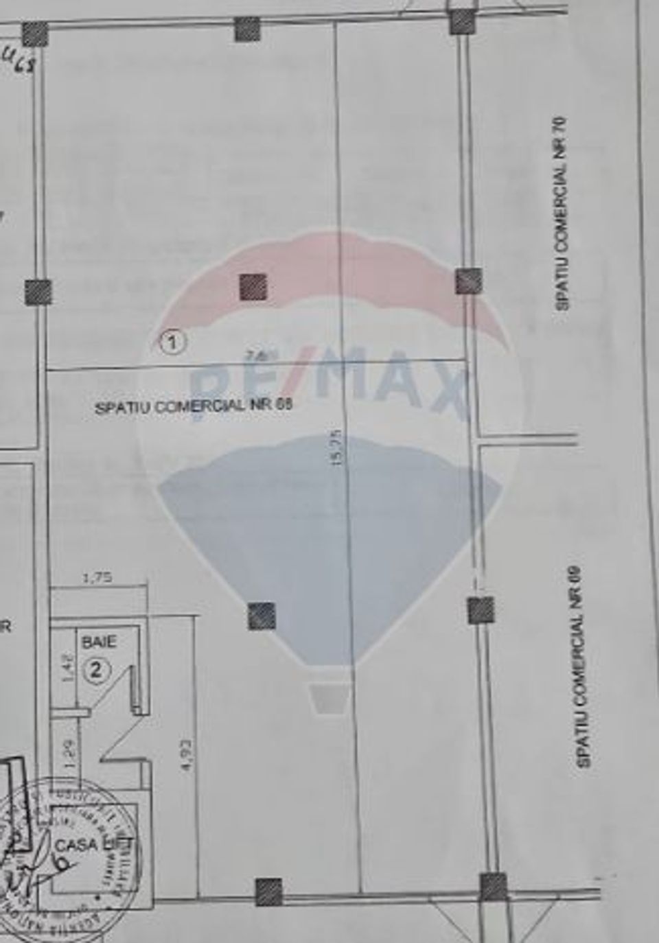 Spațiu comercial de 200mp de închiriat în zona Vasile Alecsandri