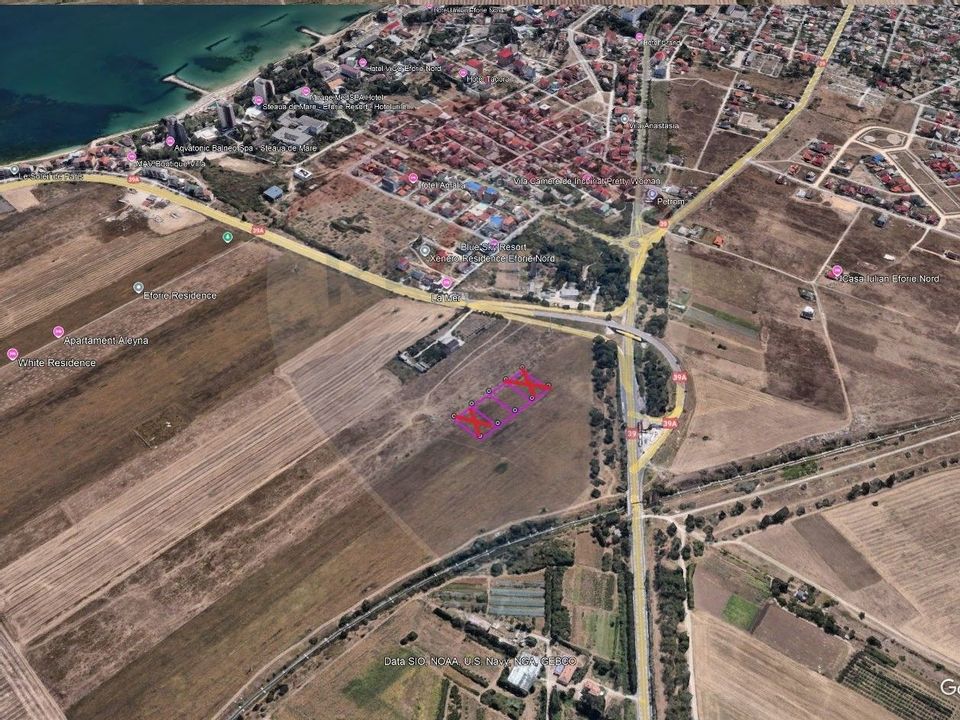 Teren de vanzare in Agigea 1500mp Eforie Nord Constanta