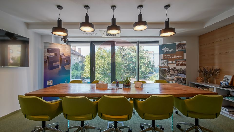 Birou “la cheie” de închiriat, complet mobilat și utilat – Brașov