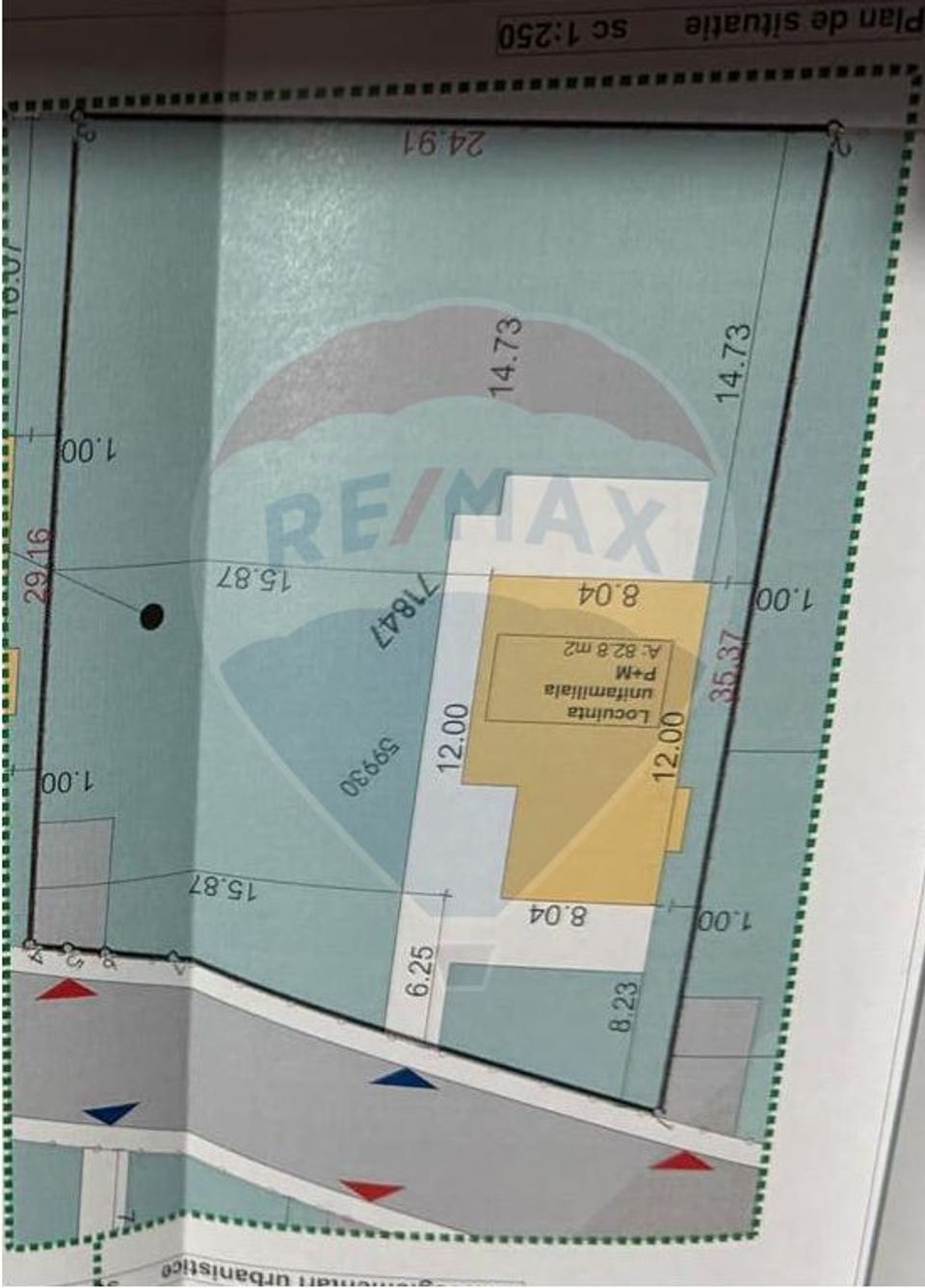 Casa la rosu, 800mp teren,  front 24, Jucu de Sus, comision 0