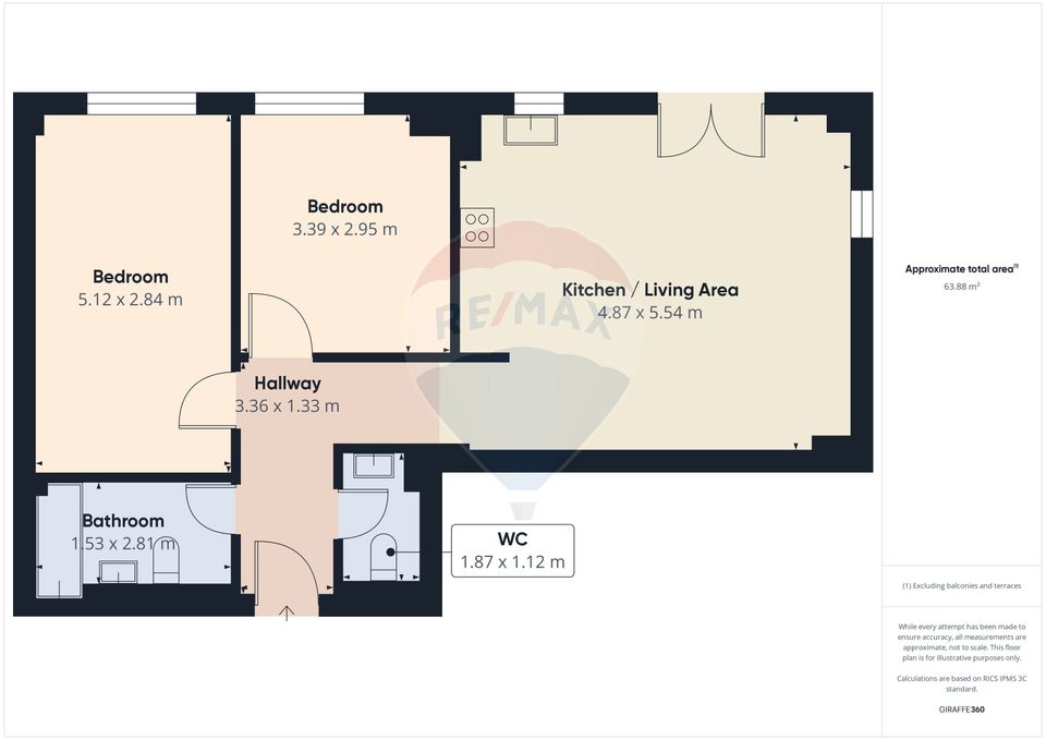 Comision 0|Apartament 3 camere| boxa| loc de parcare