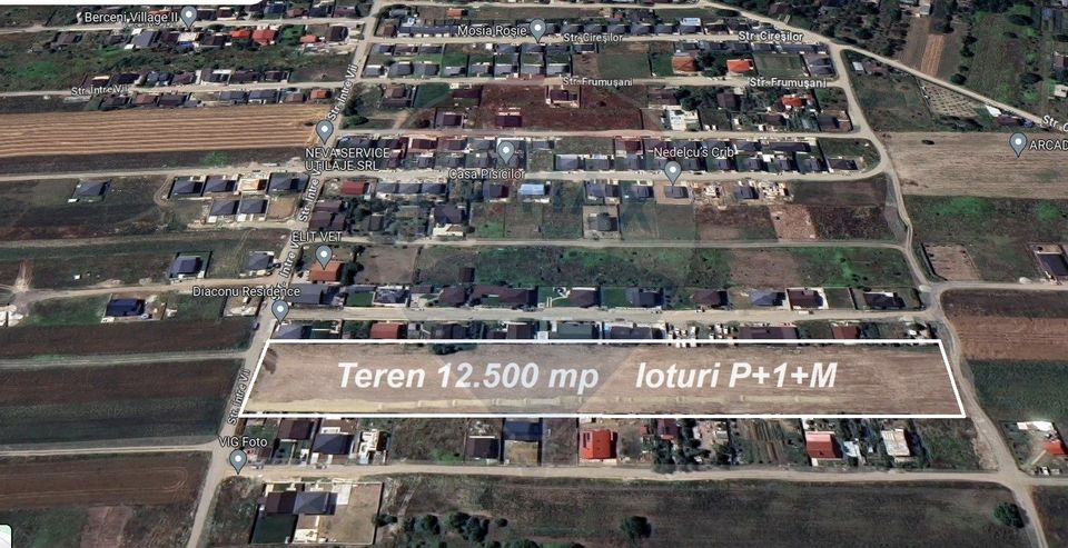 Teren Berceni 12.500 mp | intravilan lotizat | Intre Vii