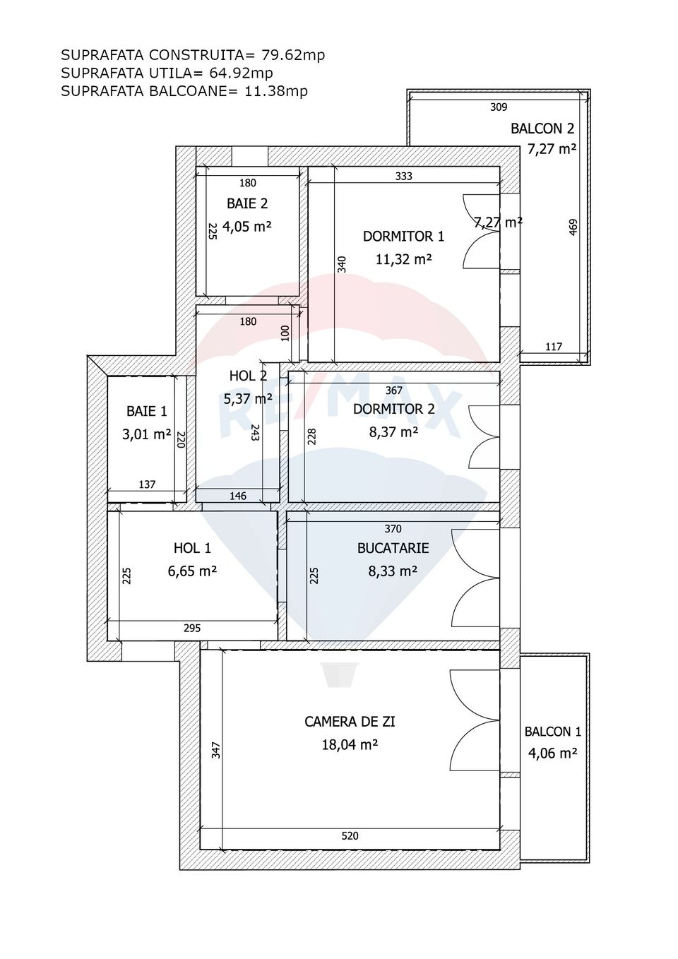 3 room Apartment for sale, Nord-Est area