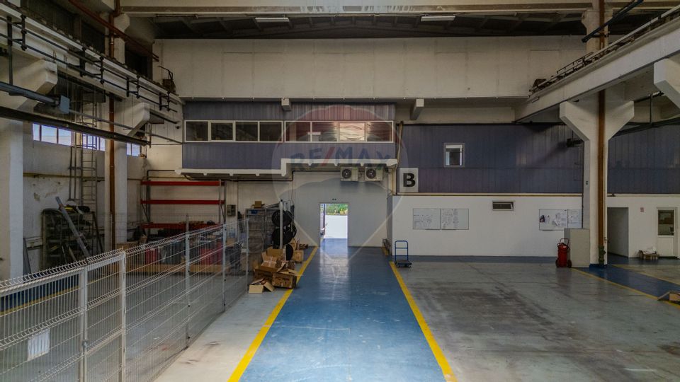 2 tronsoane hala |2 poduri rulante 10/18 T, Parcare, Productie\depozit