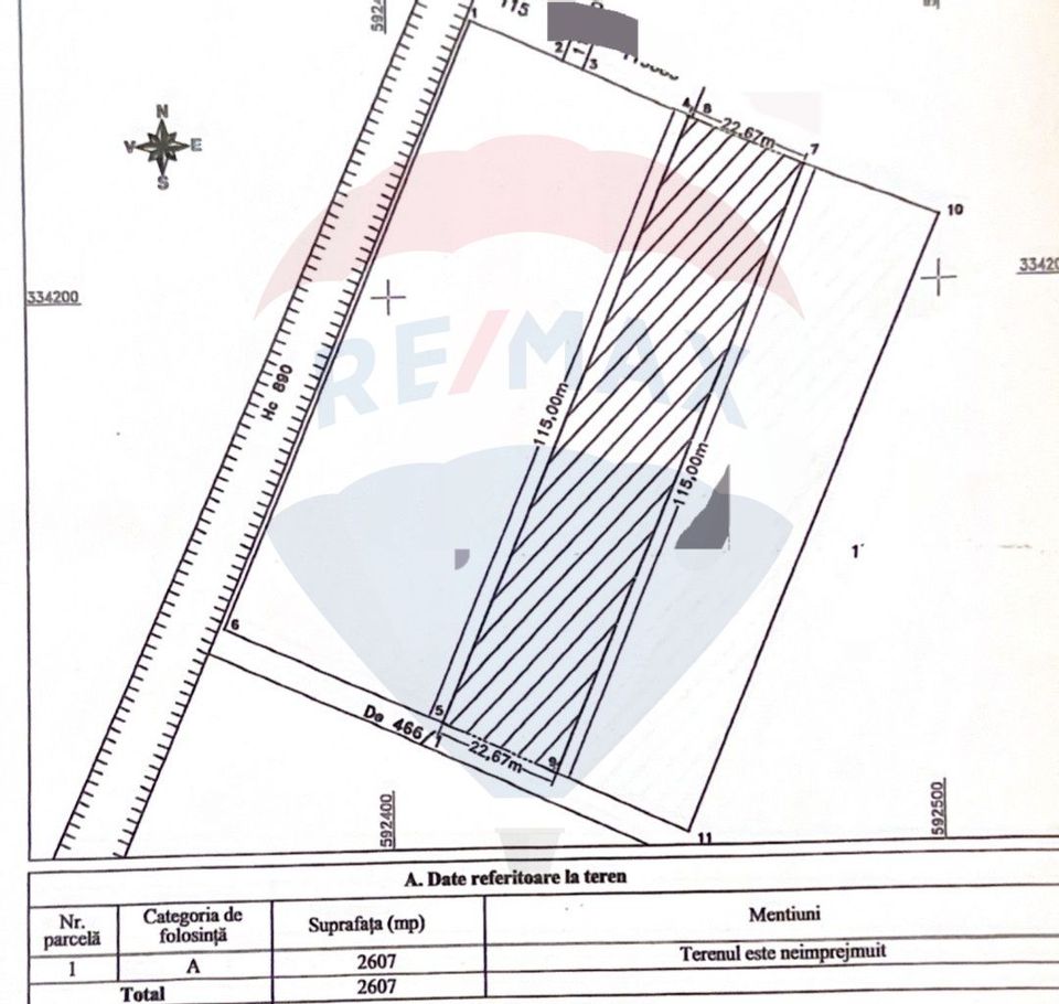 Teren intravilan 10,600mp Strada Matei milo Pipera