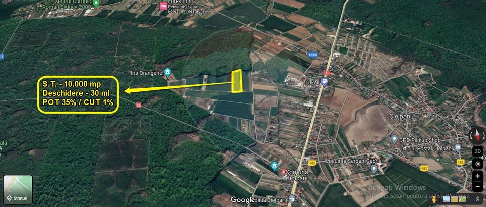 Land 10,000sqm Ciolpani / Strada Plopului