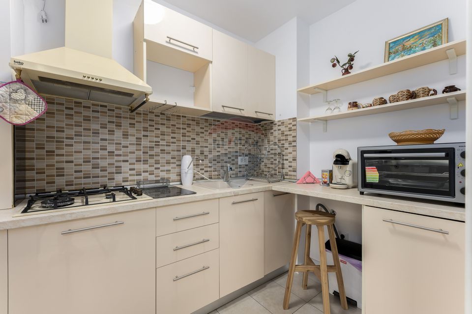 2 camere Città Nusco, Mobilat, utilat, terasă+balcon, centrală proprie