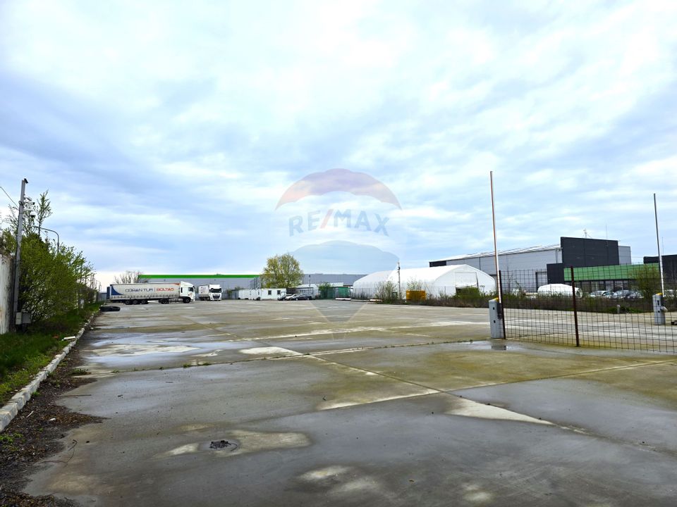 Teren industrial / Platforma betonata Rudeni, deschidere 45 m