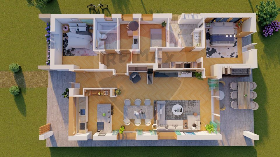 Casă modernă parter | 120 mp | Teren 478 mp | 145.900€ I Hărman