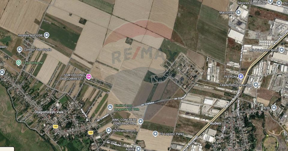 Land 10,000sqm Dragomiresti-Vale / Strada Lalelelor