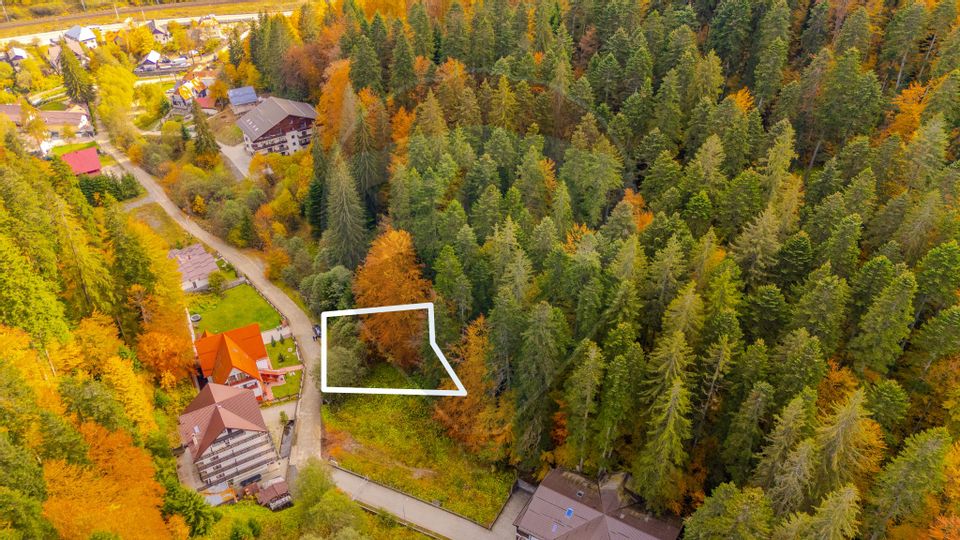 Comision 0 | Teren intravilan de vânzare – Predeal, Brașov 908 mp