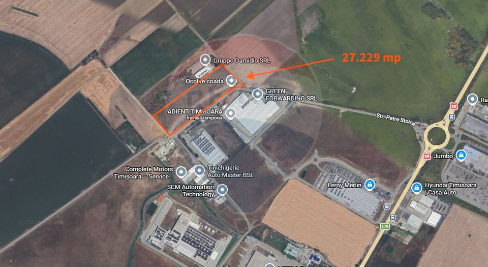 Teren parcelat 27.299mp Timisoara / Zona Sagului