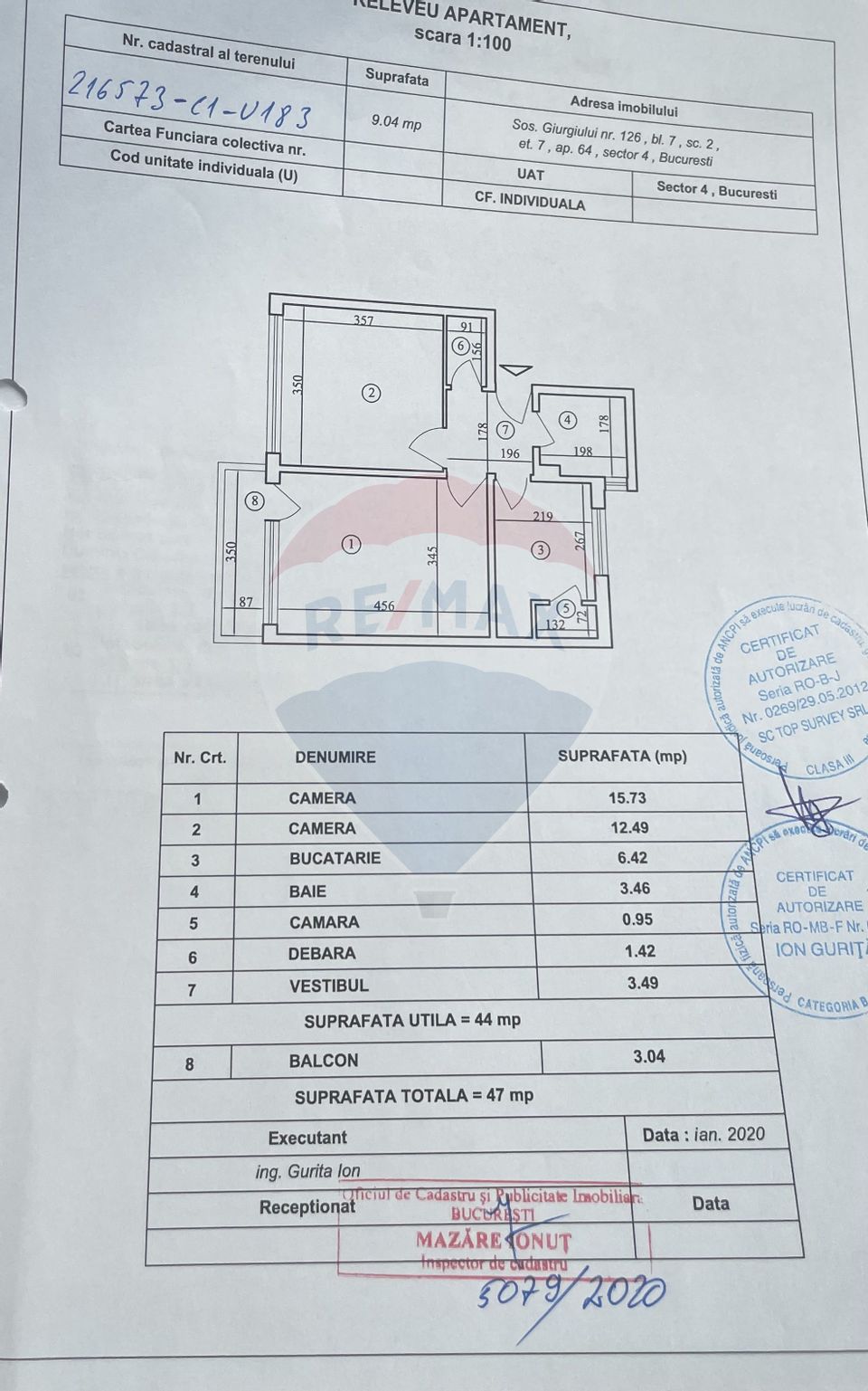 Apartament cu 2 camere decomandat Sos. Giurgiului