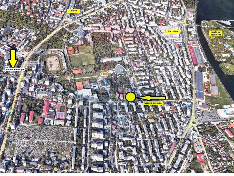 506.7sq.m Commercial Space for rent, Zimbru area