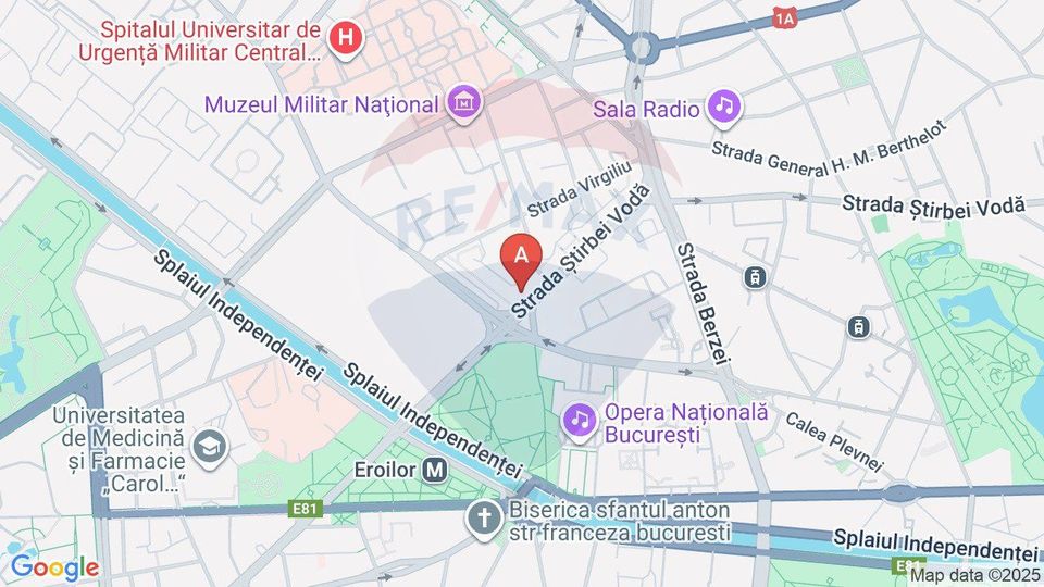 2 room Apartment for rent, Stirbei Voda area