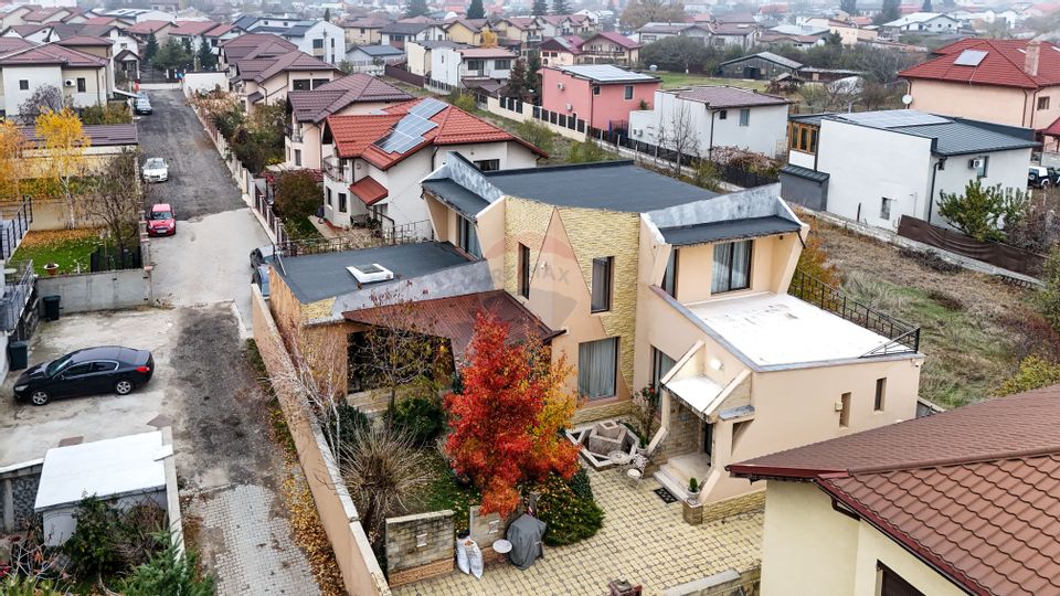 Casa/Vila 3 camere Chiajna/Ilfov / Piscina interioara / PROIECT UNIC