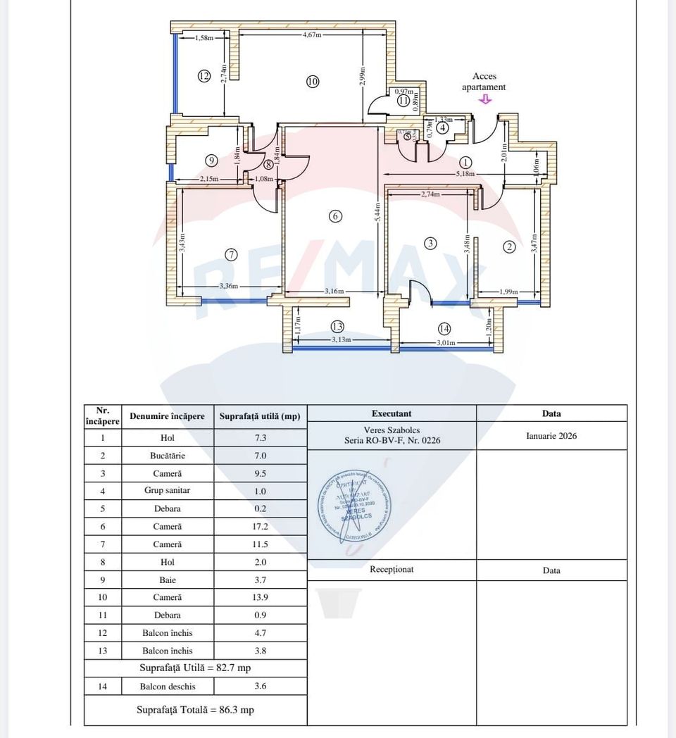Comision 0% Centrul Nou, Apartament 4 camere, Bd. Victoriei