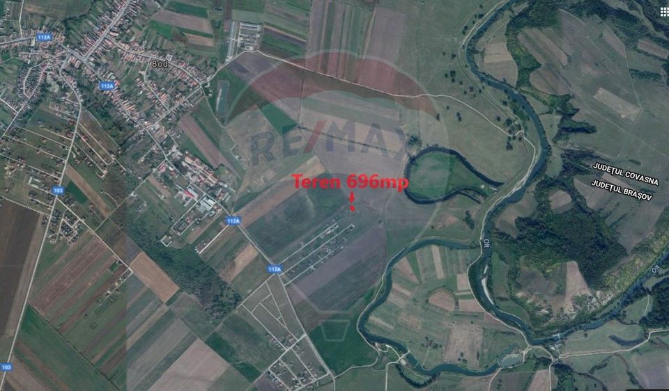 Teren Bod 700mp cu proiect casa, avize si Aut constructie