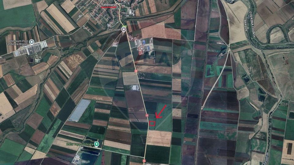 Teren extravilan potențial industrial | 10.000 mp | Feldioara
