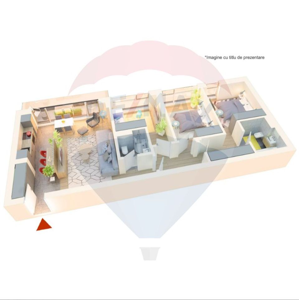 4 room Apartment for sale, Chitila area