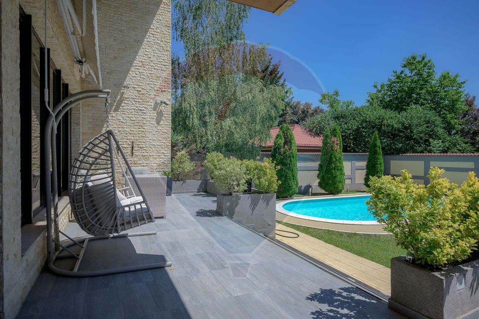 Luxury mediterranean villa | Pipera | Piscina & Foisor |  teren 1000mp