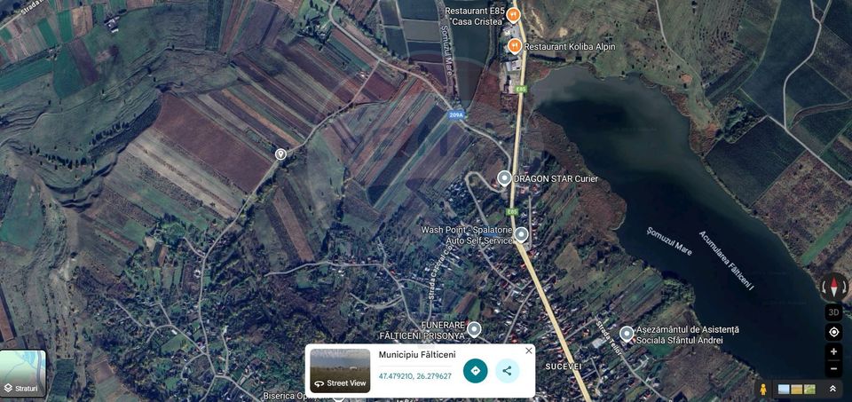 Teren extravilan 10,791mp Falticeni / Strada DJ209A, Opriseni