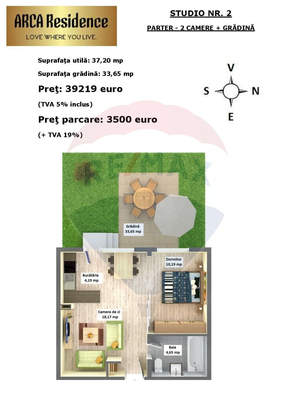 2 room Apartment for sale, Bartolomeu area