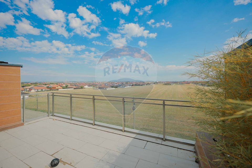 Apartament cu 2 camere, balcon, terasă de 21mp, de vânzare, Sântandrei