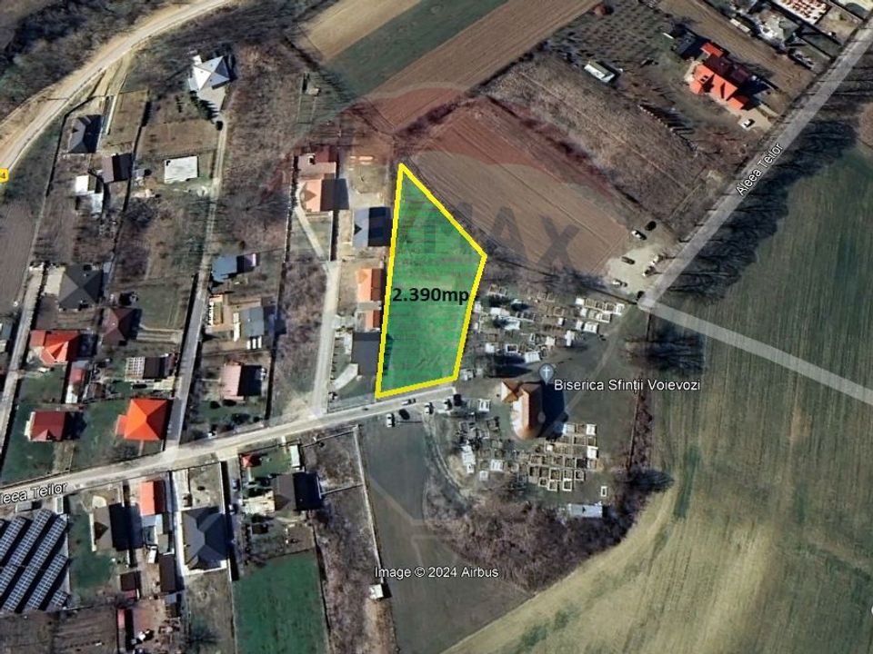 Land 2,390sqm Fantanele (Hemeius) / Aleea Teilor