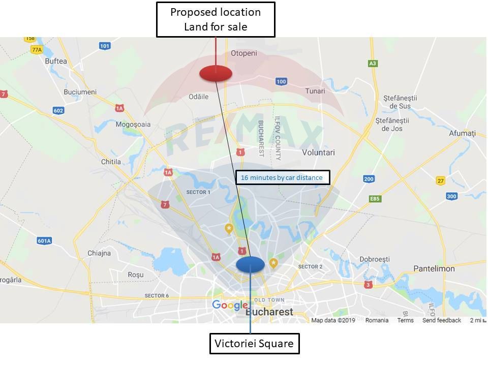 Teren 5000 mp Otopeni strada Emil Racovita Spatiu evenimente