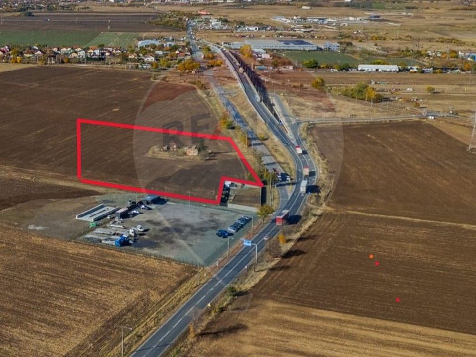 Teren intravilan 13.482 mp pe Centura Nord Arad, front 188 m