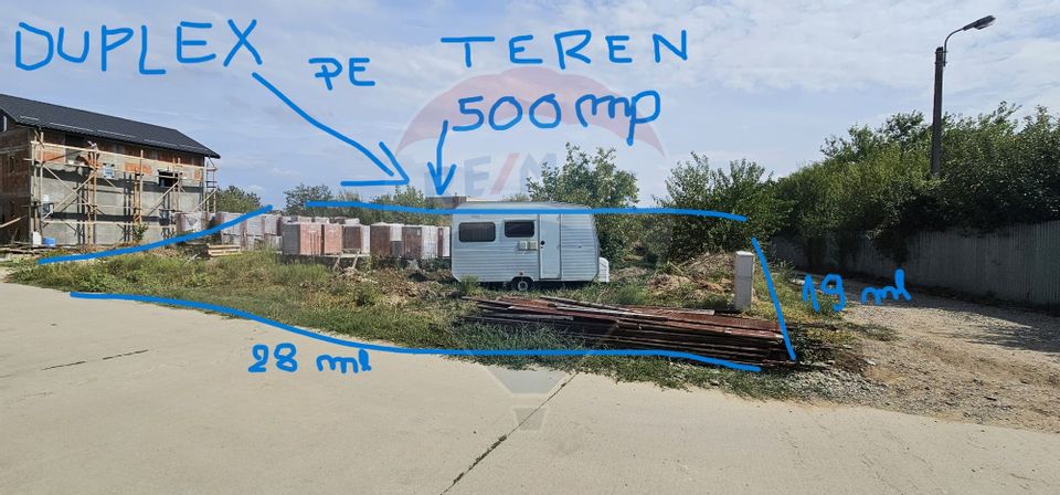 Teren 500mp de vanzare Balotesti Str Arinului OPTIUNE INVESTITTIE